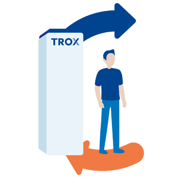 Purificador de aire TROX – Distribución de aire segura - ES