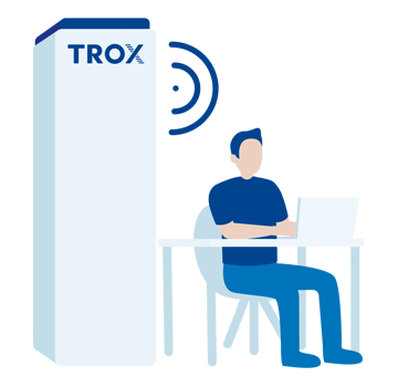 Purificador de aire TROX – funcionamiento silencioso - ES